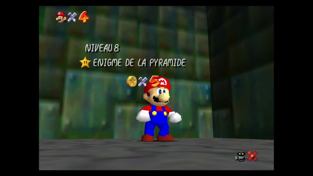 Super Mario 64 – Sables trop mouvants : étoile n°6 "Énigme de la pyramide"