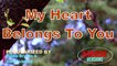 My Heart Belongs To You - Peabo Bryson & Jim Brickman | Karaoke Version |HD