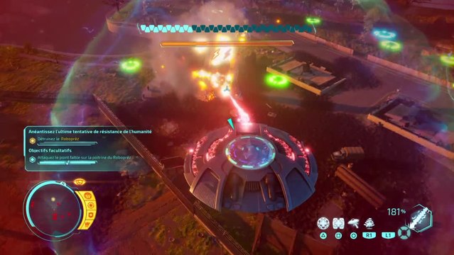 Destroy All Humans, combat de boss contre Robotprez