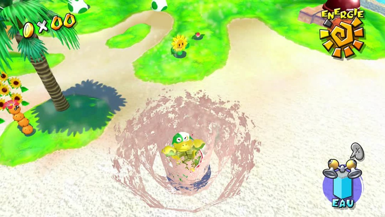 Super Mario Sunshine – Parc Pinna : soleil n°4 "Les tournesols fanés"