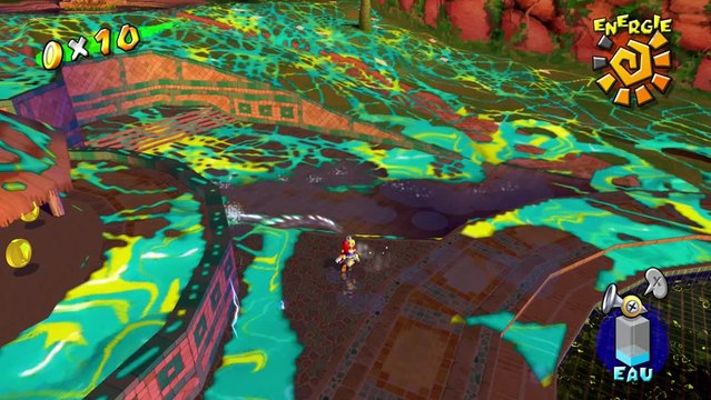 Super Mario Sunshine – Plage Sirena : soleil n°1 La tempête de Méga Manta