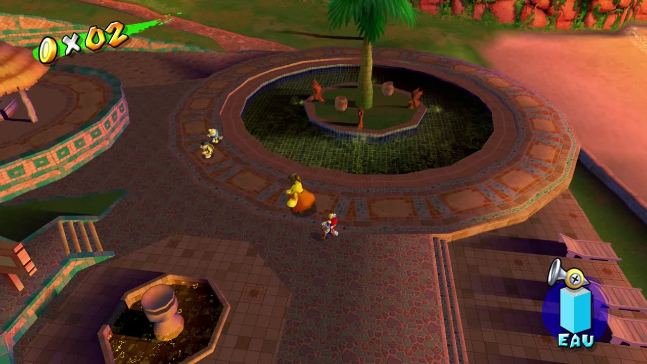 Super Mario Sunshine – Plage Sirena : 100 pièces