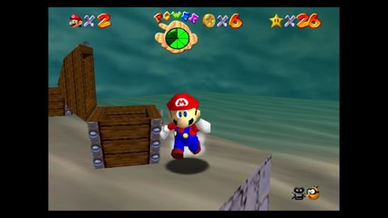 Super Mario 64 – Baie des pirates : étoile n°3 "Trésor de la caverne"