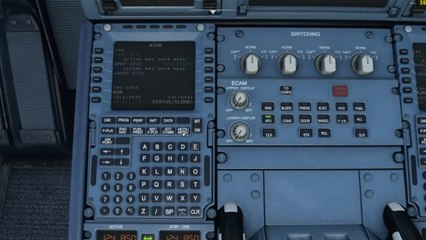 Gestion du MCDU dans l'A320 de Microsoft Flight Simulator