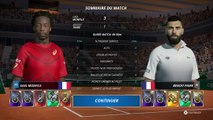 Tennis World Tour 2 - Monfils contre Paire