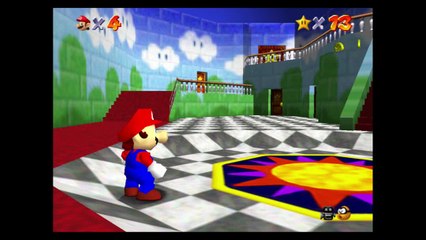 Super Mario 64 – Manoir de Big Boo : étoile n°1 "Cherchez le Big Boo"