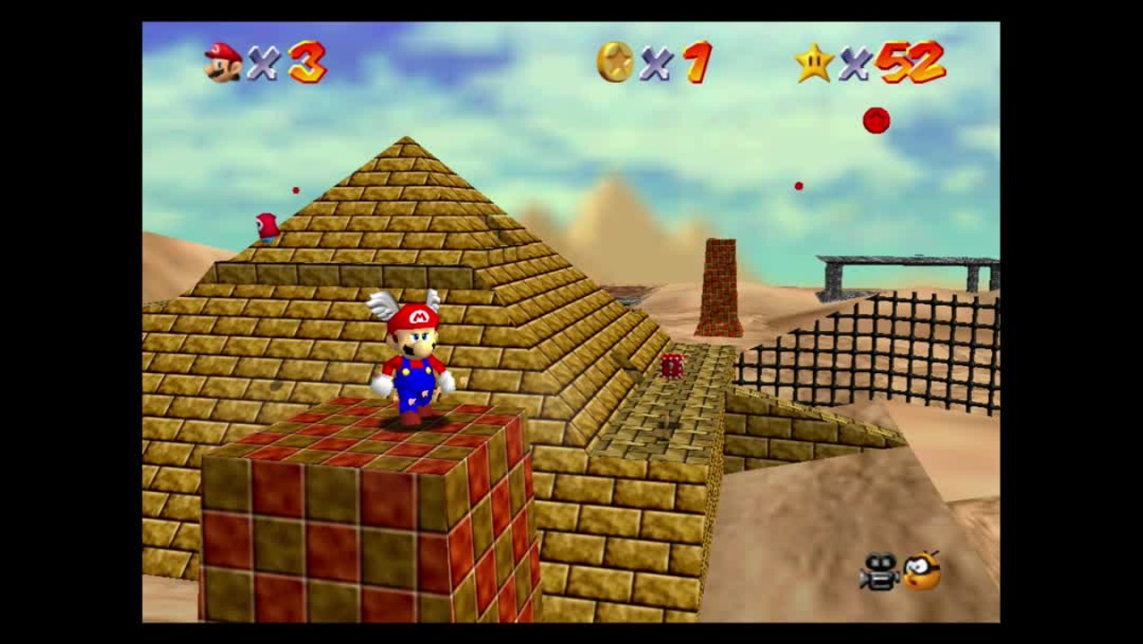 Super Mario 64 – Sables trop mouvants : étoile n°1 "Dans les griffes du vautour"
