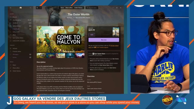LE JOURNAL: GOG Galaxy va vendre des jeux d'autres stores