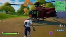 Fortnite, Chapitre 2, saison 4 : Infliger des dégâts à des adversaires avec les pâles du choppa (Défis EXP à gogo, semaine 2)