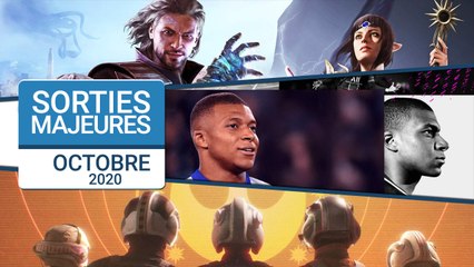 Les sorties majeures du mois d'octobre 2020