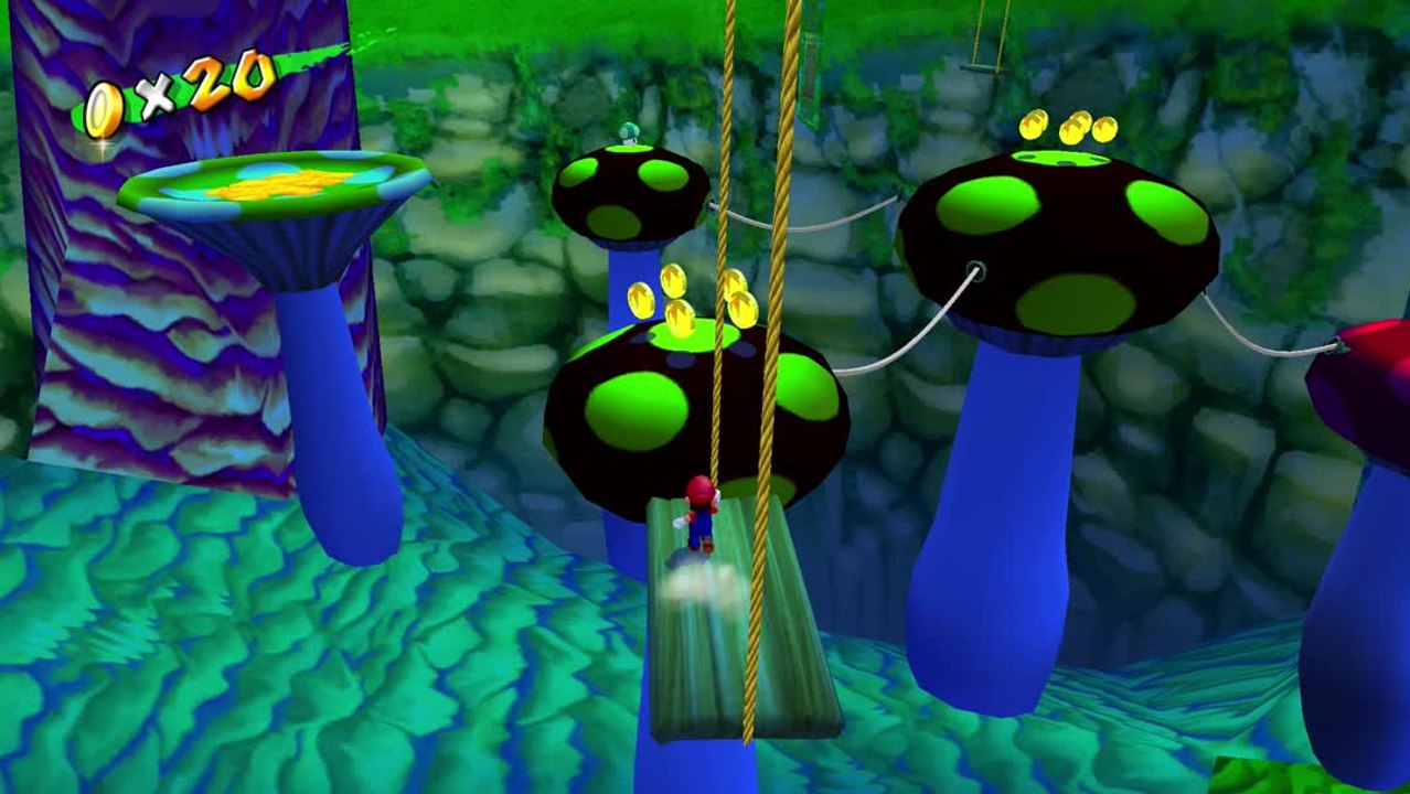 Super Mario Sunshine – Village Pianta : soleil n°3 seconde méthode "Le sauvetage du maire"