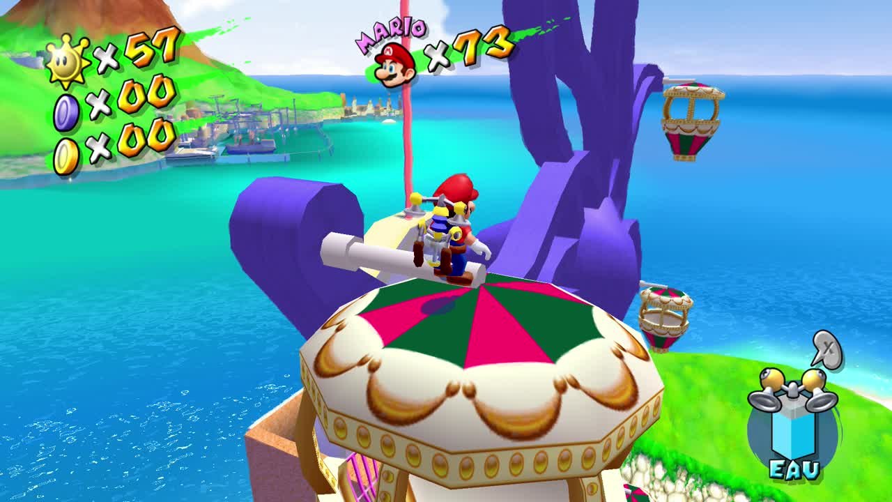 Super Mario Sunshine – Parc Pinna : soleil n°5 "La grande roue de la discorde"