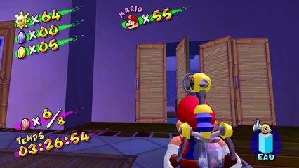 Super Mario Sunshine – Plage Sirena : soleil n°8 "Les pièces rouges de l'hôtel"