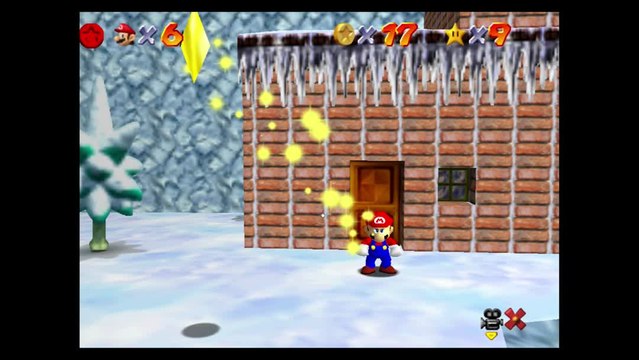 Super Mario 64 – Montagne Gla-Gla : étoile n°1 Glissade sur glace