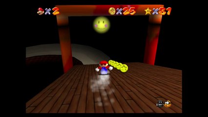 Super Mario 64 – Trop haute montagne : étoile n°4 "Paroi mystérieuse"