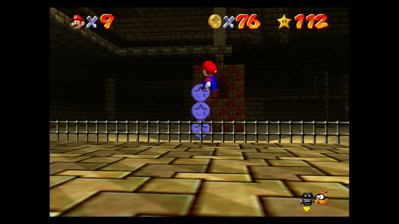 Super Mario 64 – Sables trop mouvants : étoile...