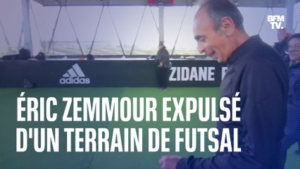 Éric Zemmour expulsé d'un terrain de futsal à Marseille