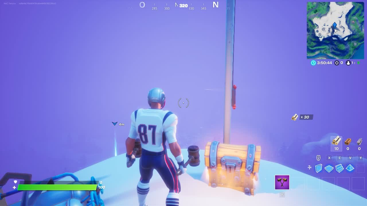 Fortnite, Chapitre 2, saison 4 : Danser au point le plus élevé et au point le plus bas de la carte (Défis de la semaine 9)