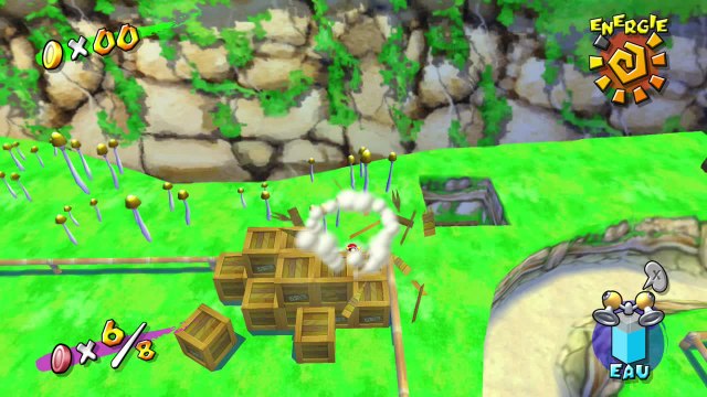 Super Mario Sunshine – Village Pianta : soleil n°8 Les pièces rouges des Pianta