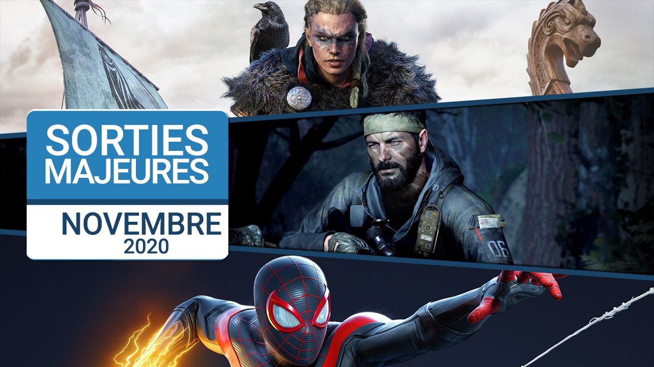 Les sorties majeures du mois de novembre 2020