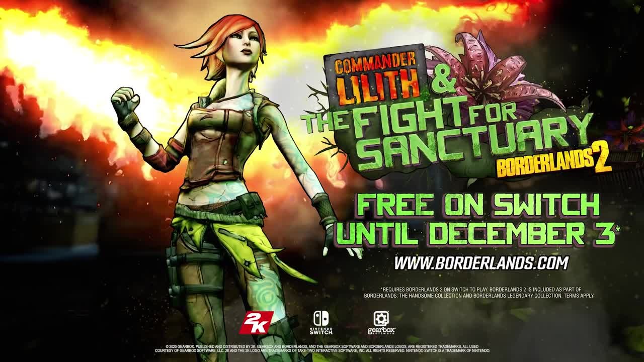 Borderlands 2 - Trailer Switch Commandant Lilith et la Bataille pour Sanctuary
