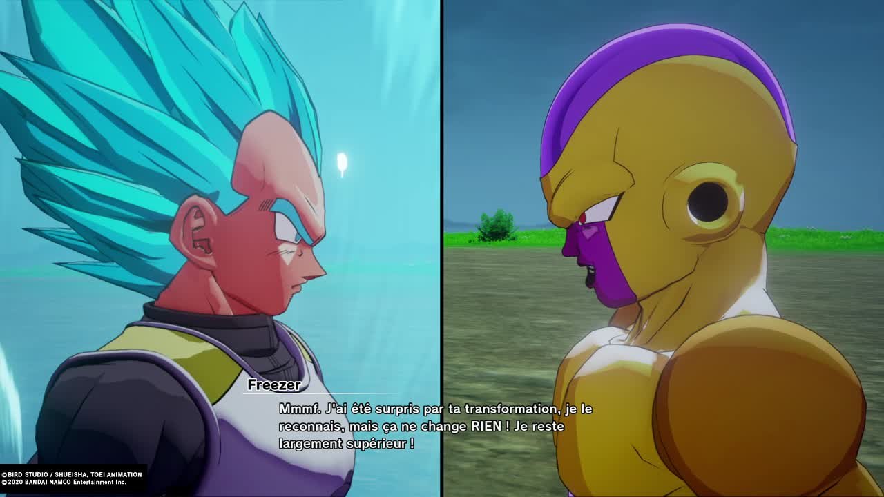 Dragon Ball Z Kakarot - Vegeta Vs Golden Freezer