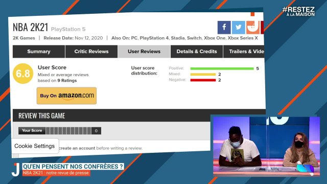Revue de presse NBA 2K21