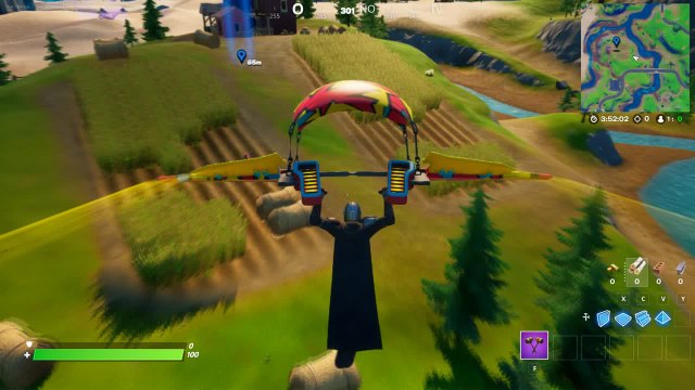 Fortnite, saison 5, quête journalière : Ramasser du maïs au domaine du fermier blindé