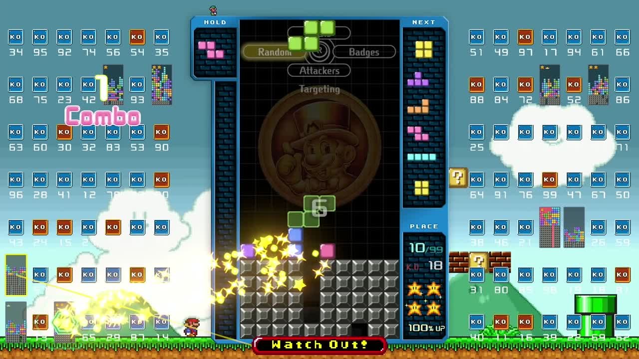Tetris 99 - Grand Prix 18 Super Mario All-Stars