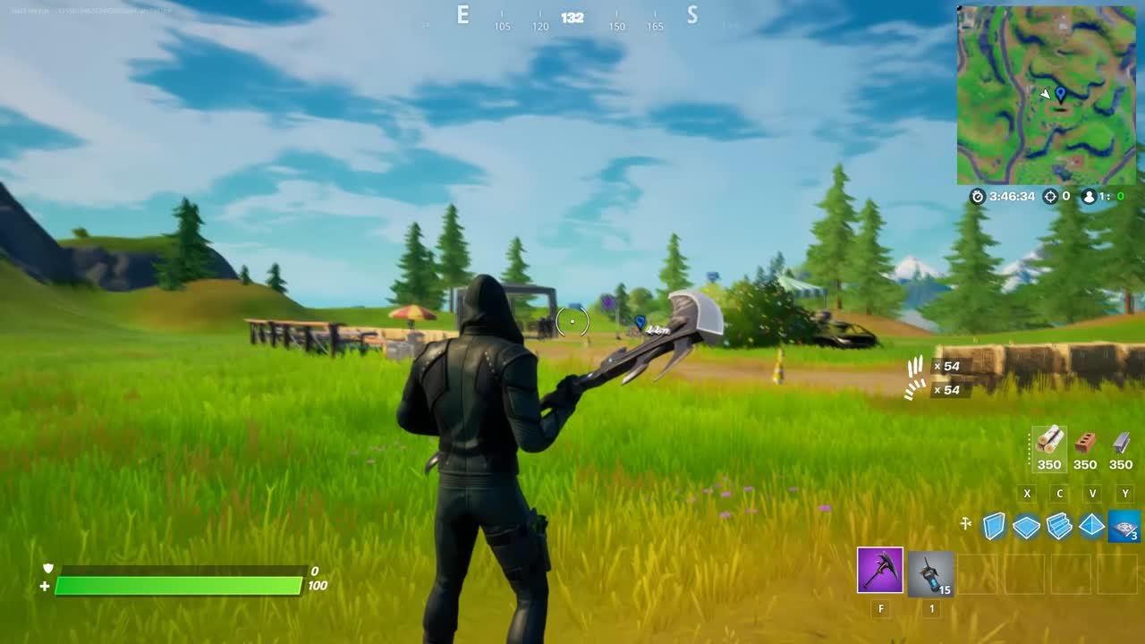 Fortnite, saison 5, quête journalière : Éliminer des gardes IO