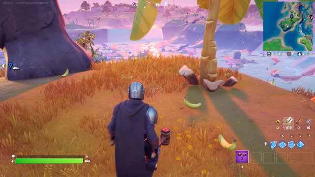 Fortnite, saison 5, quête journalière : Manger des bananes