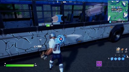 Video herunterladen: Fortnite, Chapitre 2, saison 4 : Collecter des matériaux sur des bus et des camping-cars dans des lieux natifs de Fortnite (défis exp à gogo, semaine 4)