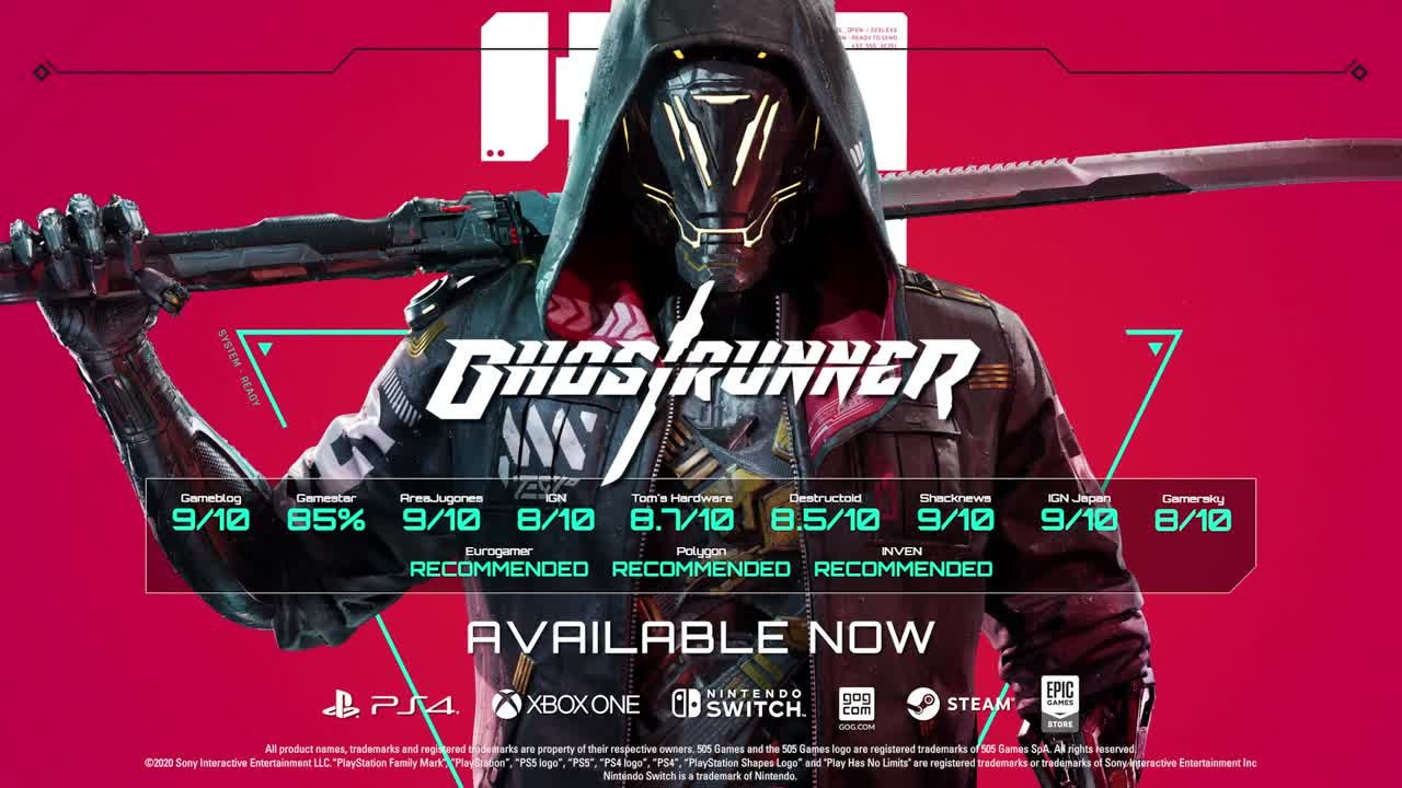 Ghostrunner dévoile ses bonnes notes et tease q...