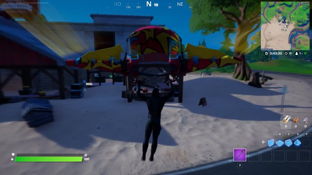 Fortnite, saison 5, quête journalière : Détruire des caisses de pommes et de tomates au marché fermier du verger