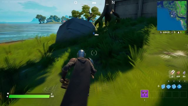 Fortnite, saison 5, quête journalière : Détruire des toilettes