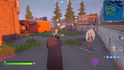 Fortnite, saison 5, quête journalière : Collecter du métal au camp de la Morue