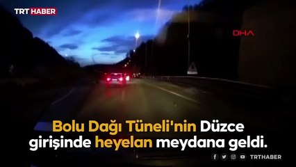 Bolu Dağı Tüneli'nde 4 şerit trafiğe kapatıldı