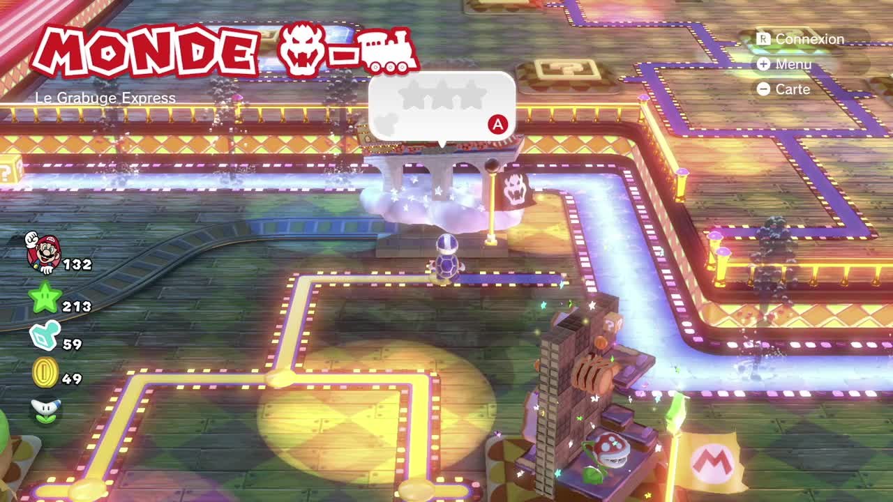 Niveau Bowser-Convoi : Le Grabuge Express