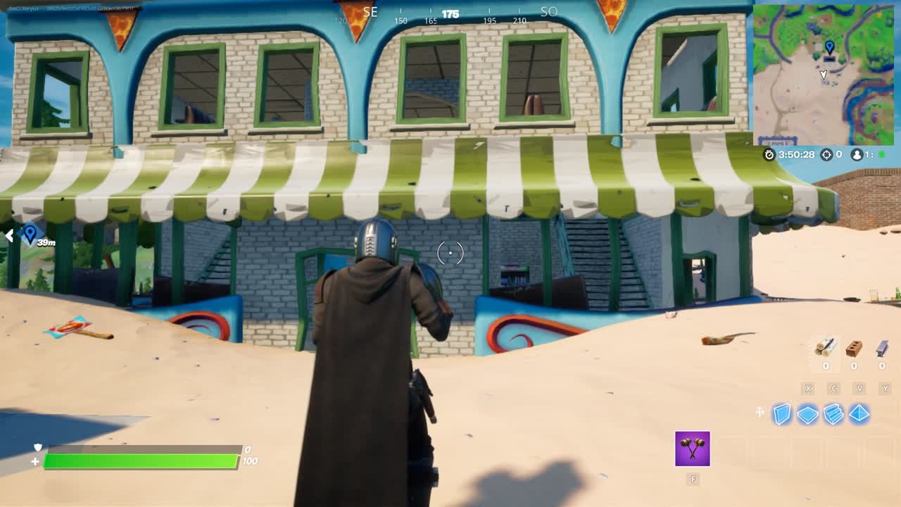 Fortnite, saison 5, quête journalière :Mettre l...