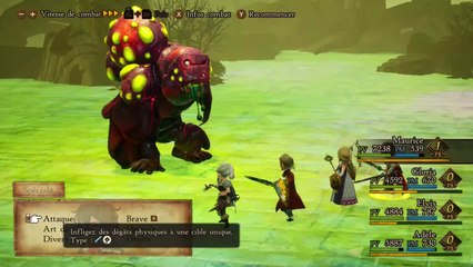 Bravely Default 2 - Combat contre Immortel