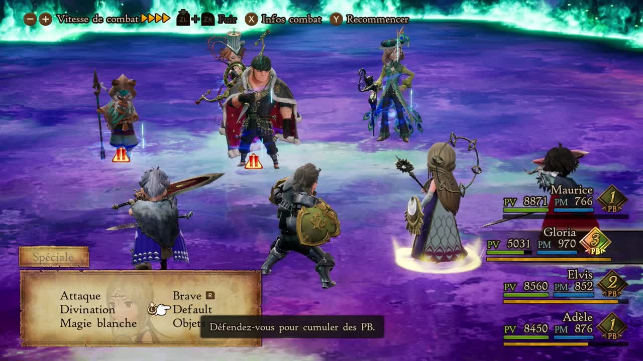 Bravely Default 2 - Portail de combat d'Halcyonia - 1