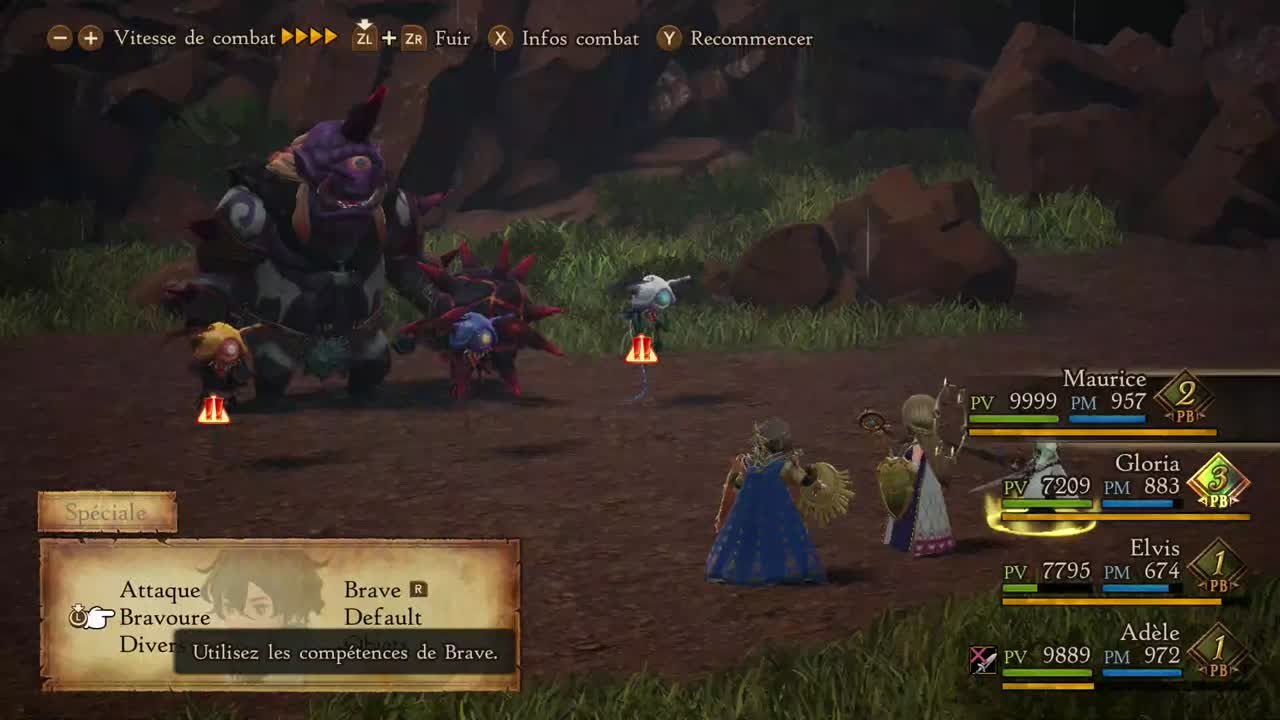Bravely Default 2 - Combat contre le Cyclope