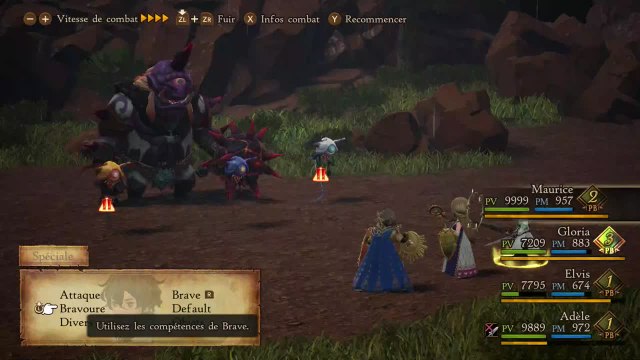 Bravely Default 2 - Combat contre le Cyclope