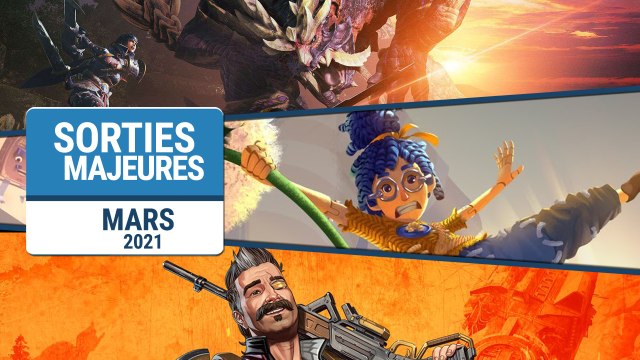 Les sorties majeures du mois de mars 2021