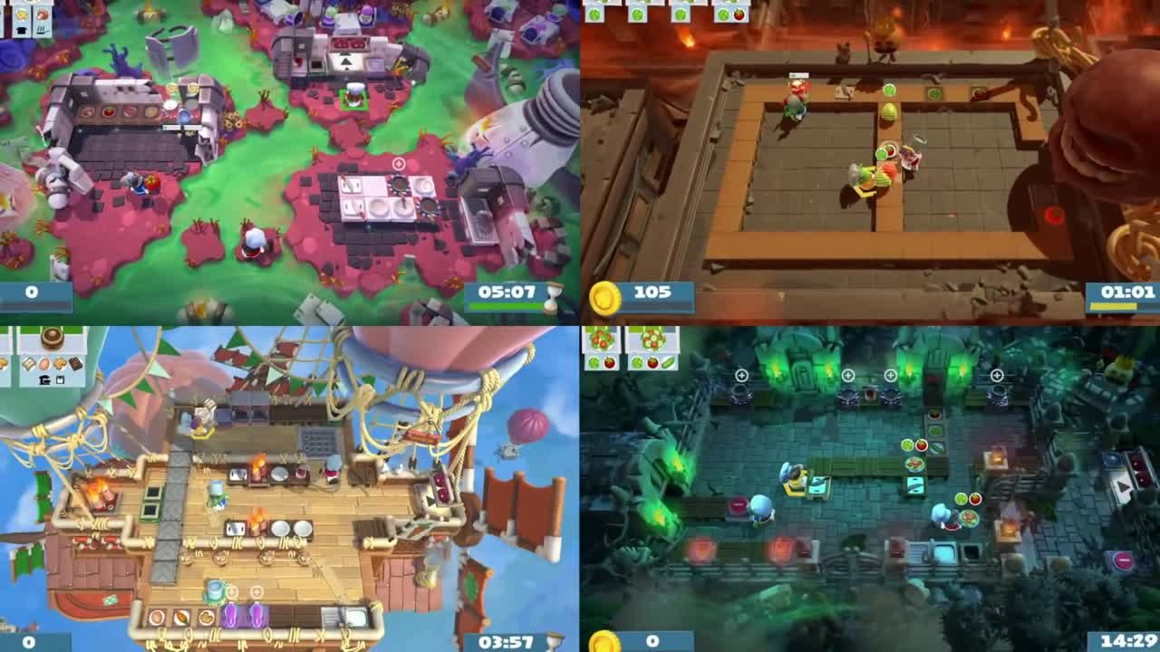 Overcooked! All You Can Eat déploie sa compilation sur plusieurs consoles