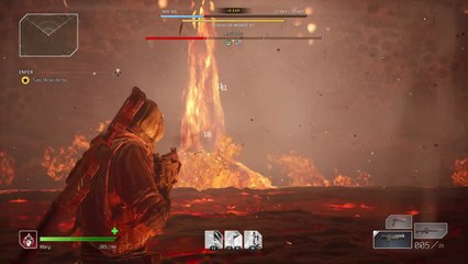 Outriders : Un combat de boss arachnide