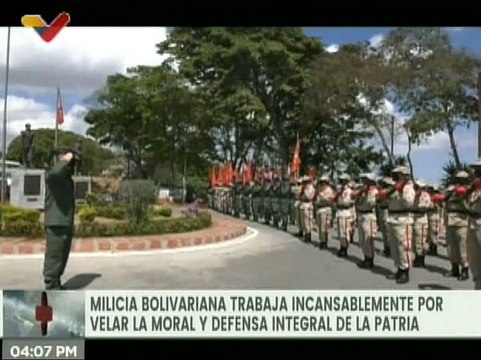 G/J Padrino López: Milicia Bolivariana trabaja infatigablemente por la defensa integral de la Nación