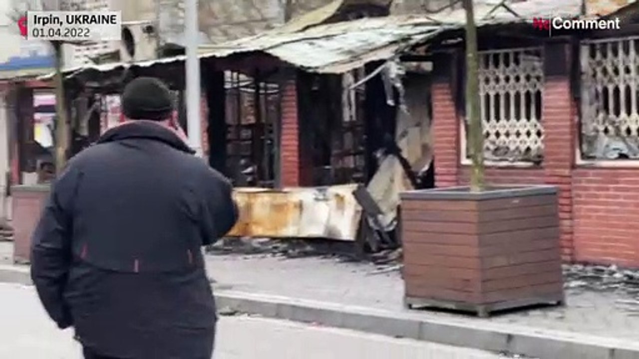 Irpin: Was nach den Gefechten von der Stadt noch übrig ist