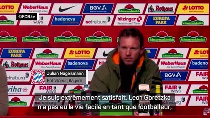 28e j. - Nagelsmann : "Le retour de Goretzka va faire du bien à Kimmish"