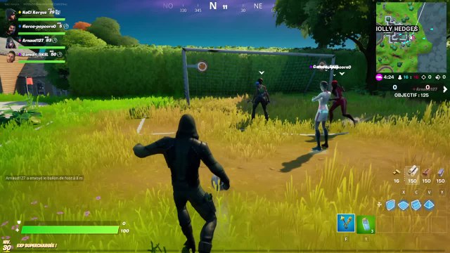Fortnite, saison 6 : Tirer le jouet ballon et marquer un but (défis de Neymar)